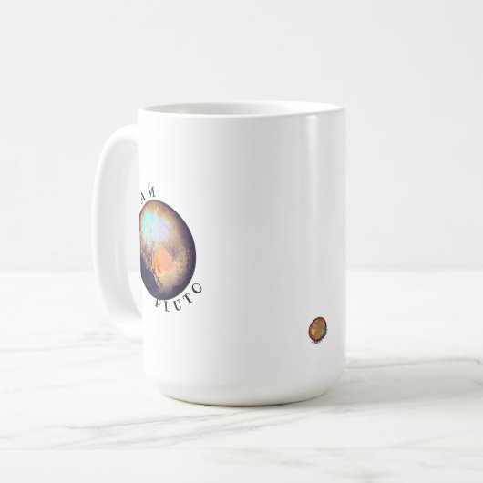 Team Pluto Kaffeetasse (Vorderseite Links)