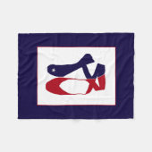 Team Pointe Ballet Americana Fleecedecke (Vorderseite (Horizontal))