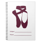 Team Pointe Ballet Amethyst Notizblock (Vorderseite)