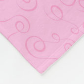 Team Pointe Ballet Candles Muster Fleecedecke (Ecke)