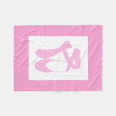 Team Pointe Ballet Candy Curls Fleecedecke (Vorderseite (Horizontal))