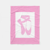 Team Pointe Ballet Candy Curls Fleecedecke (Vorderseite)