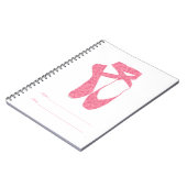 Team Pointe Ballet Candy Curls Notizblock (Linke Seite)
