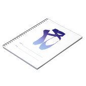Team Pointe Ballet Indigo Notizblock (Linke Seite)
