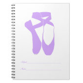 Team Pointe Ballet Lilac Notizblock (Vorderseite)
