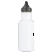 Team Pointe Ballet Mitternacht Black Edelstahlflasche (Links)