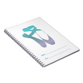 Team Pointe Ballet Ocean Notizblock (Rechte Seite)