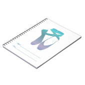 Team Pointe Ballet Ocean Notizblock (Linke Seite)