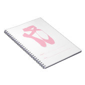 Team Pointe Ballet Pointe Pink Notizblock (Rechte Seite)