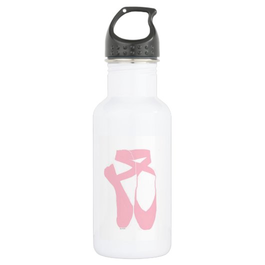 Team Pointe Ballet Pointe Pink Trinkflasche (Vorderseite)