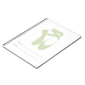 Team Pointe Ballet Polka Notizblock (Linke Seite)