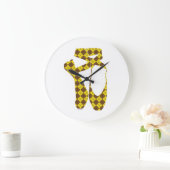 Team Pointe Ballet Raute Große Wanduhr (Zuhause)