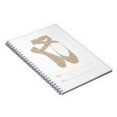 Team Pointe Ballet Sand Notizblock (Rechte Seite)