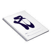 Team Pointe Ballet Saphire Notizblock (Rechte Seite)