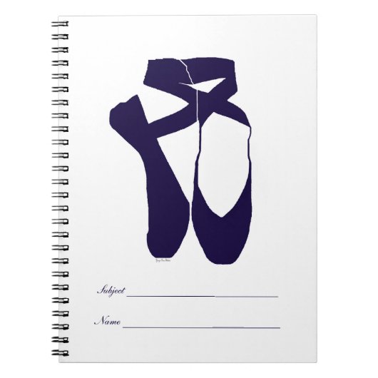 Team Pointe Ballet Saphire Notizblock (Vorderseite)