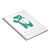 Team Pointe Ballet Seafoam Notizblock (Rechte Seite)