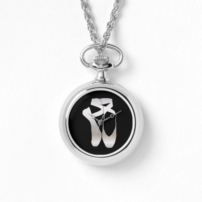 Team Pointe Ballet Silhouette Armbanduhr (Vorderseite)
