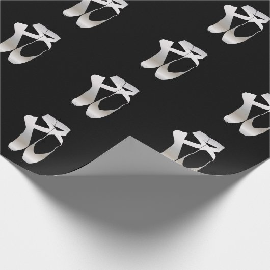 Team Pointe Ballet Silhouette Geschenkpapier (Ecke)