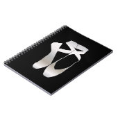 Team Pointe Ballet Silhouette Notizblock (Linke Seite)