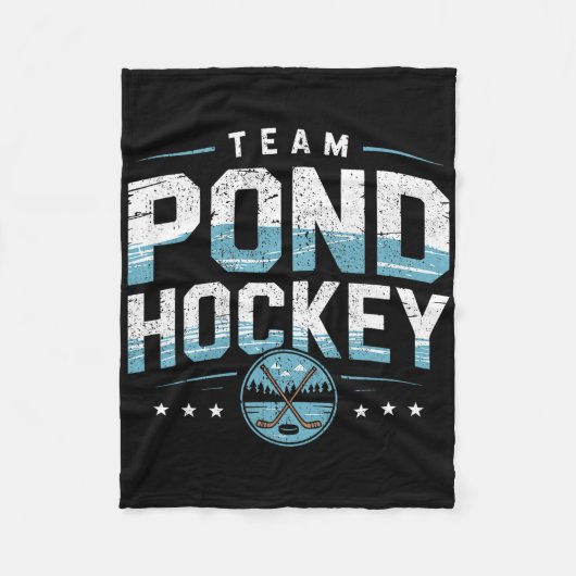 Team Pond Hockey (1) Fleecedecke (Vorderseite)
