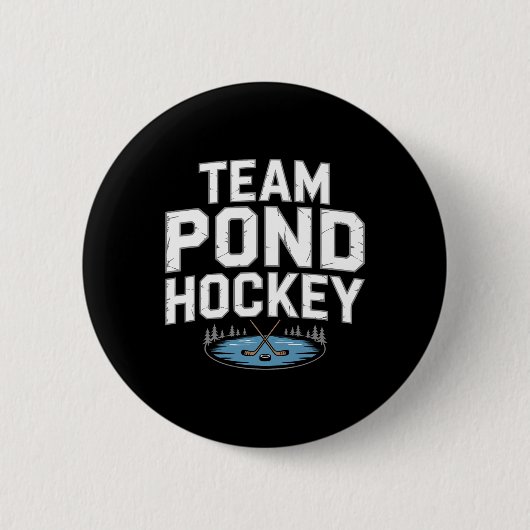 Team Pond Hockey Button (Vorderseite)