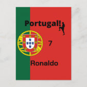 Team Portugal Flag Edition Postkarte (Vorderseite)