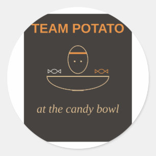 Team Potato beim Candy Bowl Aufkleber