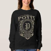 Team POTTS Lebenslanges Mitglied Nachname POTTS Fa Sweatshirt (Vorderseite)