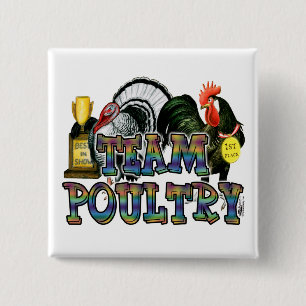 Team Poultry Button