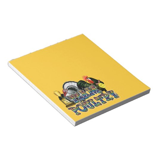 Team Poultry Notizblock (angewinkelt)