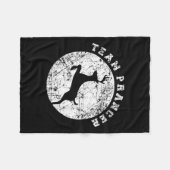 Team Prancer T Shirt, Funny Cute Christmas Gift Ki Fleecedecke (Vorderseite (Horizontal))