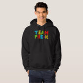 Team Pre K Teacher   Back To School Hoodie (Vorne ganz)