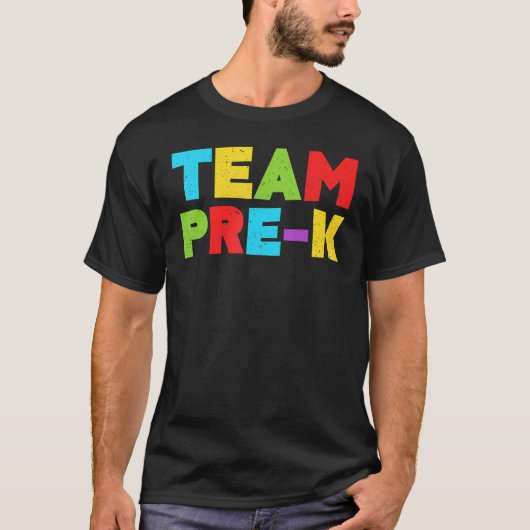 Team Pre K Teacher   Back To School T-Shirt (Vorderseite)
