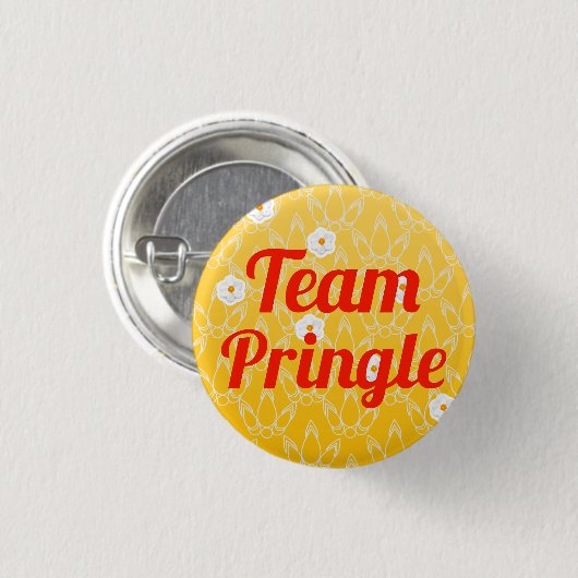 Team Pringle Button (Vorne & Hinten)
