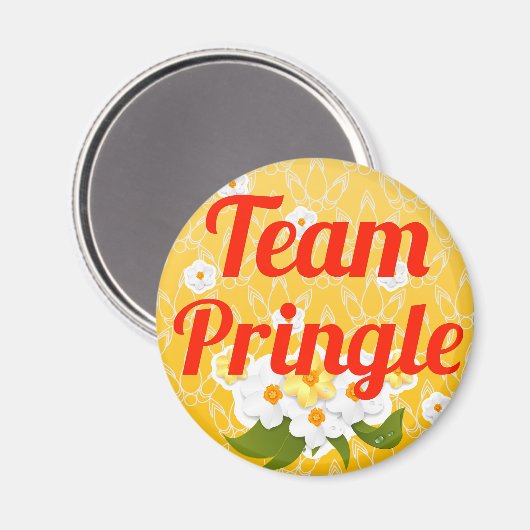 Team Pringle Magnet (Vorderseite/Rückseite)