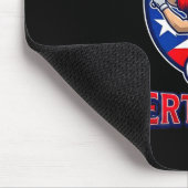 Team Puerto Rico Baseball Flag Patriotic Mousepad (Ecke)