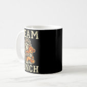 Team punch Baby-Affe und Plüschspielzeug Meme Kaffeetasse (Vorderseite Links)