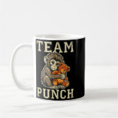 Team punch Baby-Affe und Plüschspielzeug Meme Kaffeetasse (Links)