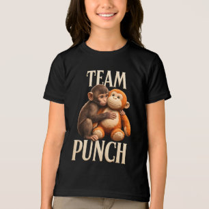 Team Punch Baby Monkey Punch Fun Fight Tri-Blend Shirt