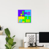 Team-Puzzle-Plakatdruck Poster (Heimbüro)