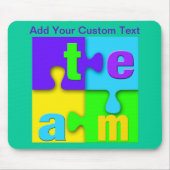 Team-Puzzlespiel Mousepad (Vorne)