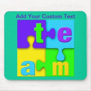 Team-Puzzlespiel Mousepad