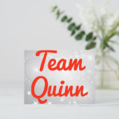 Team Quinn Postkarte (Stehend Vorderseite)