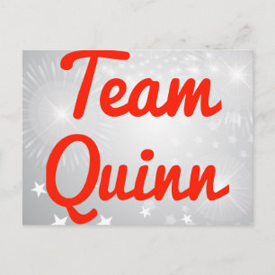 Team Quinn Postkarte