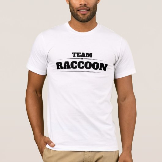TEAM RACCOON T-Shirt (Vorderseite)