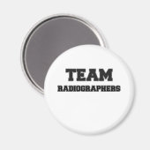Team-Radiographen Magnet (Vorderseite/Rückseite)