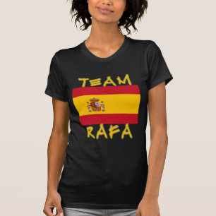 Team Rafa mit spanischer Flagge T-Shirt