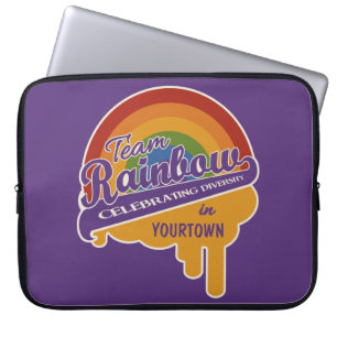 Team Rainbow benutzerdefinierte Notebookhülle Laptopschutzhülle