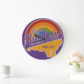 Team Rainbow benutzerdefinierte Wanduhr (Zuhause)