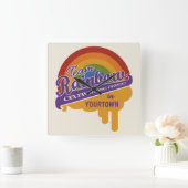 Team Rainbow benutzerdefinierte Wanduhr (Zuhause)